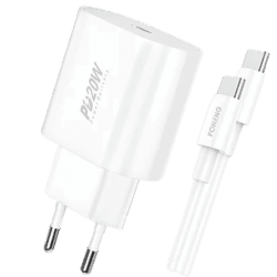 FONENG EU39 PD 20W Quick Charger With Type-C to Type-C Cable